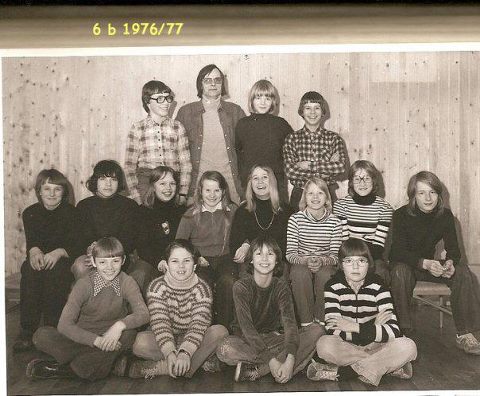 Jyderup Realskole 6 klasse 1977